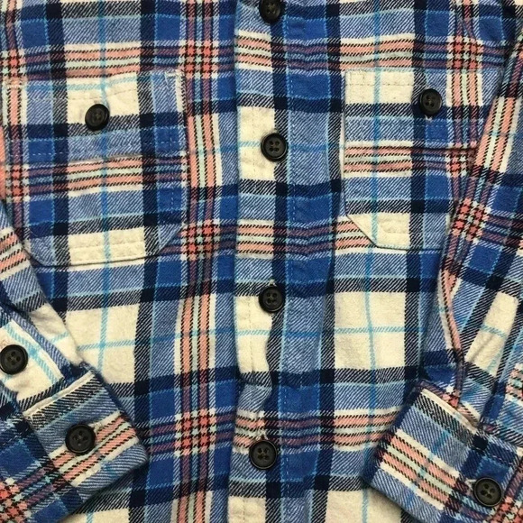 OshKosh Plaid Flannel Button-Up Shirt  Size 3T - Picture 8 of 16